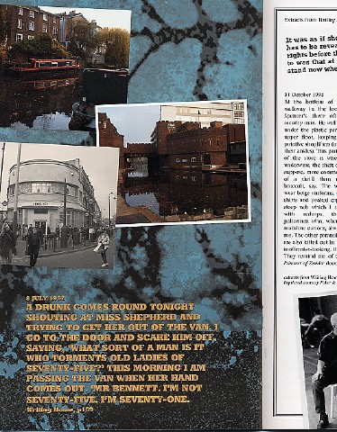 A page of the theatre program