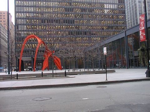 Orange sculpture
