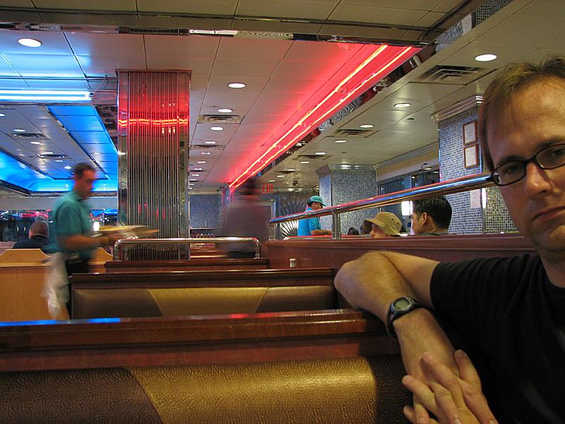 Breakfast time in the New Yorker diner